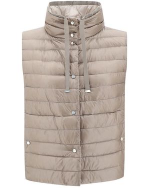 Herno Reversible Sleeveless Jacket - Natural
