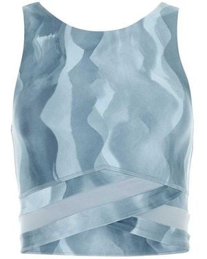 Sweaty Betty Light- Stretch Polyester Top - Blue