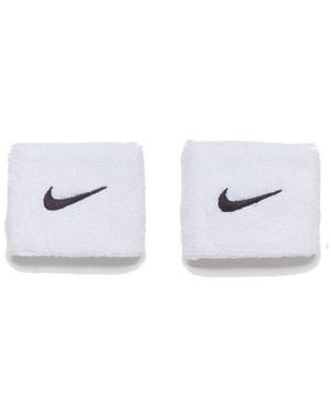 Nike Swoosh Premier Tennis Wristbands - White