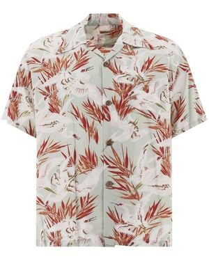 Toyo Enterprise Printed Shirt - White
