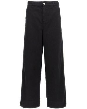 JW Anderson High-Waisted Wide Leg Jeans - Black