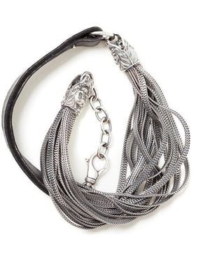 Emanuele Bicocchi Braided Bracelet - Metallic