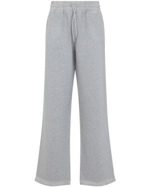 Prada Drawstring Fleece Jogging Trousers - Grey