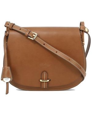 Boldrini Selleria Flap Shoulder Bag - Brown