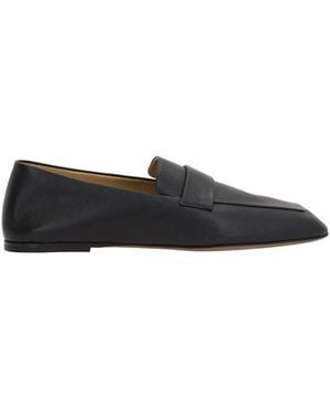 The Row Square Loafers - Black