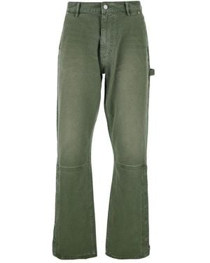 Purple Brand Pants With Rear Logo Patch - Green