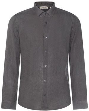 Altea Buttoned Long-Sleeved Shirt - Grey