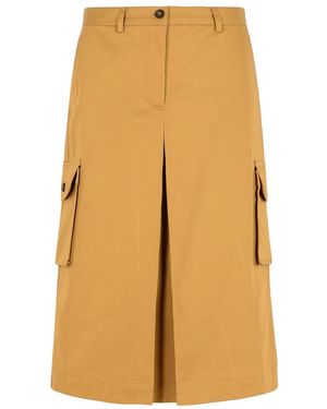 Maison Kitsuné Utility Cargo Skirt - Natural