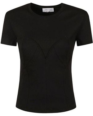 Blumarine Knit Crewneck Sweater - Black