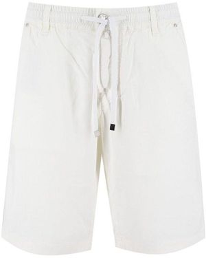 Jacob Cohen Logo Patch Drawstring Shorts - Blue