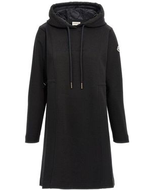 Moncler Dress With Logo in Black | Lyst Moncler Dress With Logo in Black | Lyst