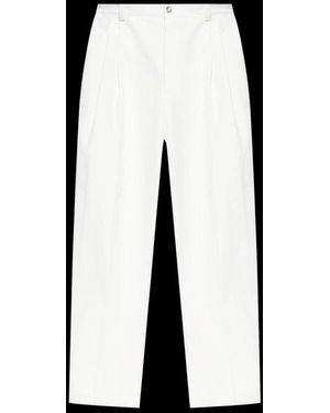 Givenchy Pleated Straight-Leg Trousers - Black
