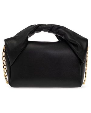 JW Anderson Midium Bow Twister Top Handle Bag in Yellow | Lyst