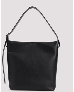 Jil Sander Square Belt Hobo Bag - Black