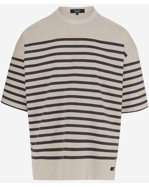 Comme des Garçons Striped T-Shirt - Grey