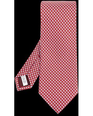 Ferragamo Ice Cream Printed Tie - Red