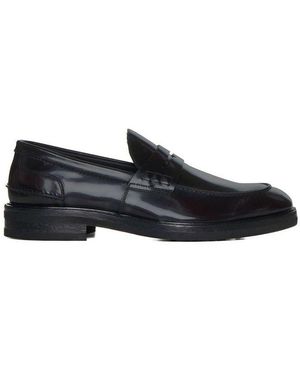 D4.0 Classic Penny Loafers - Black