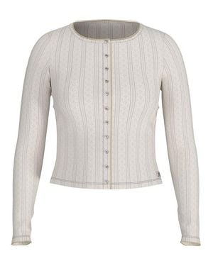 Levi's Pointelle Long-Sleeved T-Shirt - White