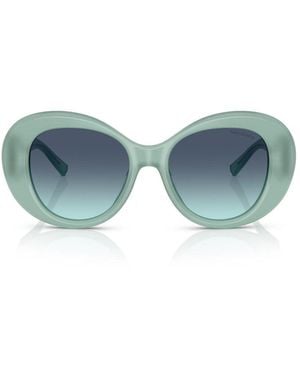 Tiffany & Co. Round Frame Sunglasses - Blue