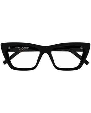 Saint Laurent Cat-Eye Frame Glasses - Black