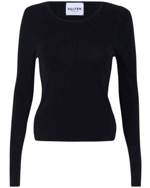 Kujten Crewneck Long-Sleeved Jumper - Blue