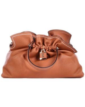 Ermanno Scervino Ermanno Firenze Logo Padlock Tote Bag - Brown
