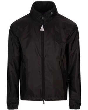 Moncler High Neck Zipped Jacket - Black