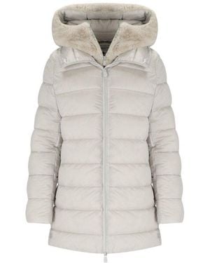 Save The Duck Matilda Hooded Puffer Jacket - Grey