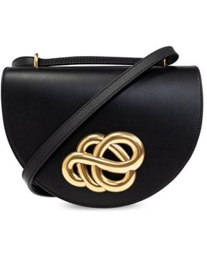 By Malene Birger Cebella Logo Plaque Crossbody Bag - Black