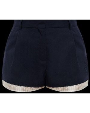 Marni Deep Visible Lining Shorts - Blue