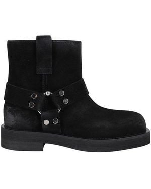 3Juin Harness Ankle Boots - Black