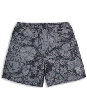 A_COLD_WALL* Graphic Printed Swim Shorts - Blue
