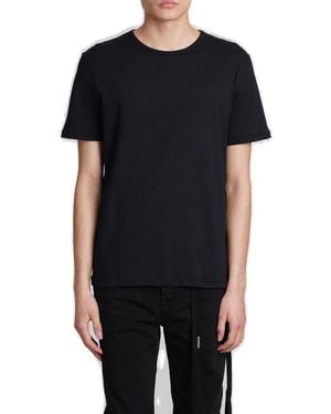 Ann Demeulemeester Short-Sleeved Crewneck T-Shirt - Black
