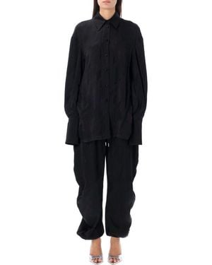 The Attico Jacquard Jumpsuit - Black