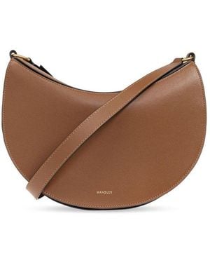 Wandler Kate Logo Stamp Large Shoulder Bag - Brown