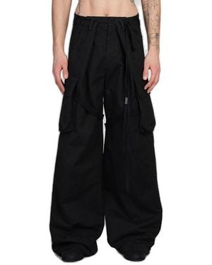Ann Demeulemeester Nandor Wide-Leg Pants - Black