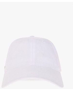 Lacoste Twill Cap - White