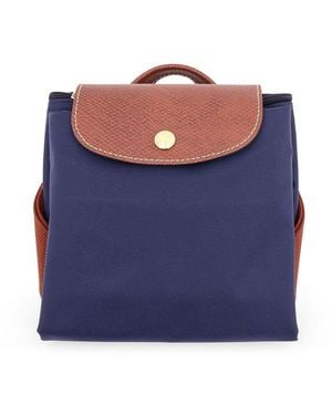 Longchamp Rucksack M Le Pliage Backpack in Blue Lyst