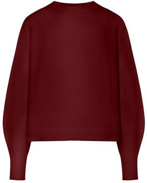 Max Mara Crewneck Long-Sleeved Jumper - Red