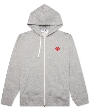 COMME DES GARÇONS PLAY X The Artist Invader Zipped Hoodie - Gray