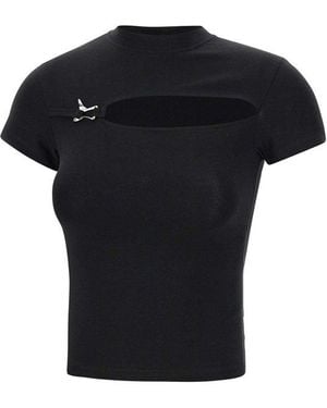 HELIOT EMIL Cutout Detail Top - Black