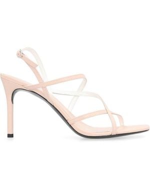 Tory Burch Square Toe Sandals - Pink