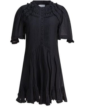 Isabel Marant Pleated Dress - Black