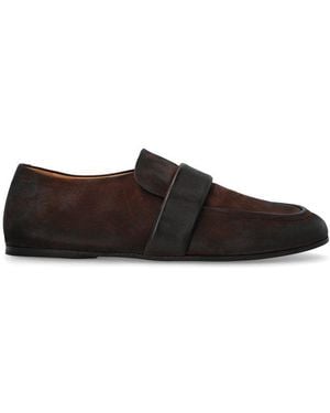 Marsèll Round-Toe Slip-On Loafers - Black