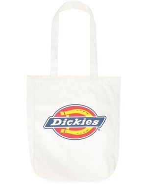 Dickies Logo Printed Tote Bag - White