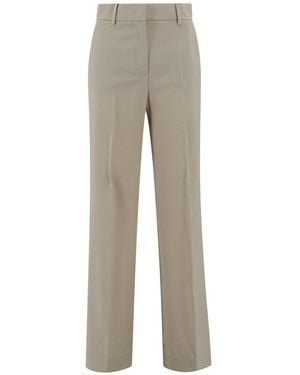 Weekend by Maxmara Visivo Wide Leg Pants - Gray