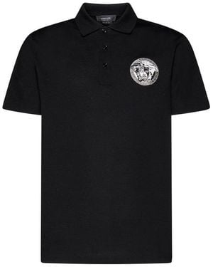 Embroidered medusa polo shirt online