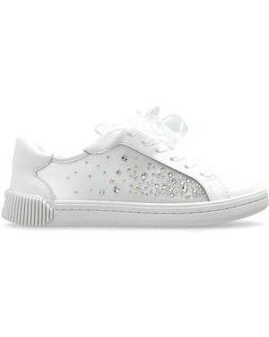 Kate Spade Crystal Embellished Trainers - White