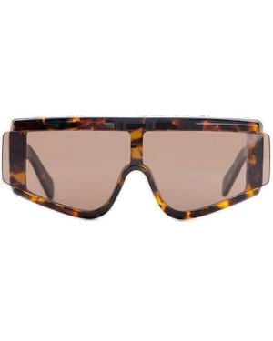 Retrosuperfuture Zed Shield Frame Sunglasses - Pink