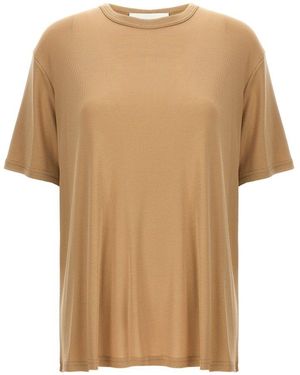 Studio Nicholson Rond Oversized-fit T-shirt - Natural